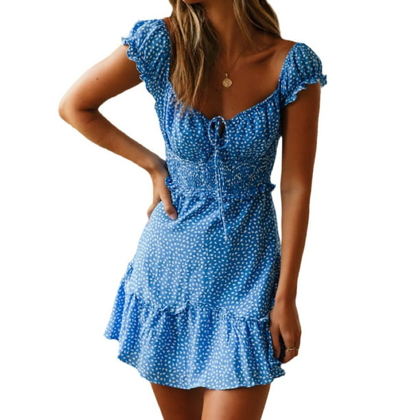 Mini Dresses for Women,Chaofanjiancai Summer Sweetheart Neck Sleeveless and Short Sleeve Plaid Asymmetrical Dress Mini Dresses for Women,Chaofanjiancai Summer Sweetheart Neck Sleeveless and Short Sleeve Plaid Asymmetrical Dress